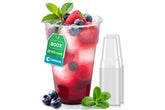 Plastikbecher ,400ml Ausschankbecher Bierbecher PP, transparent,